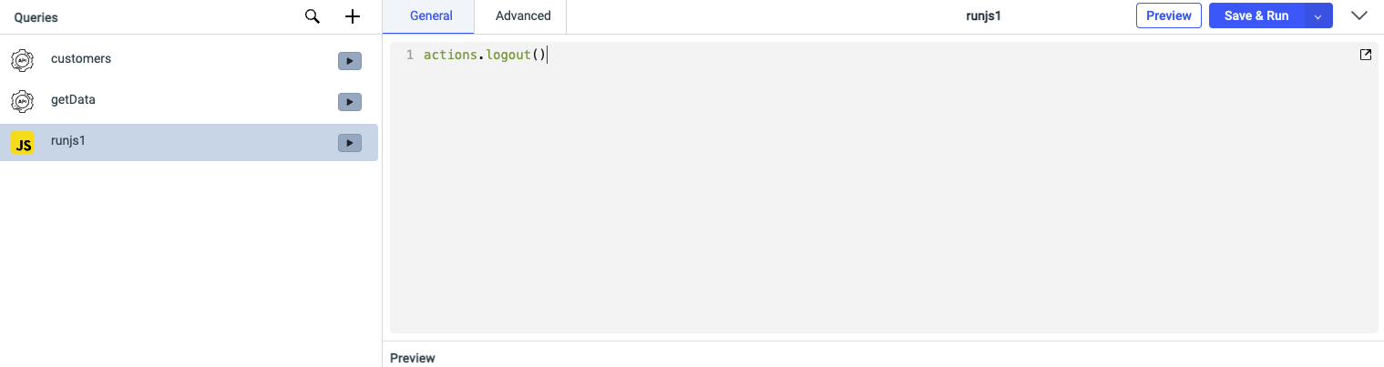 ToolJet - How To - Run Actions from RunJS query
