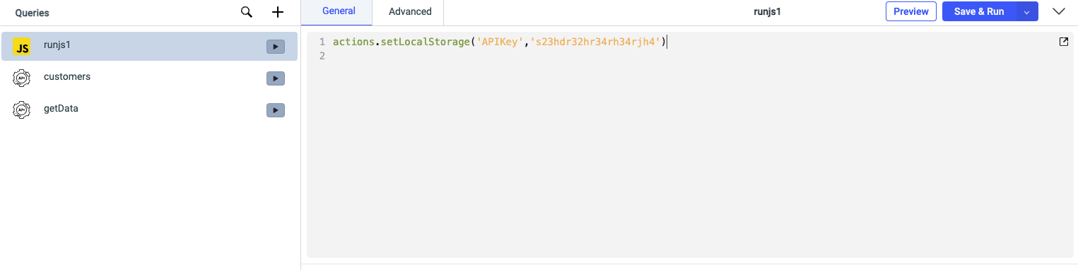 ToolJet - How To - Run Actions from RunJS query