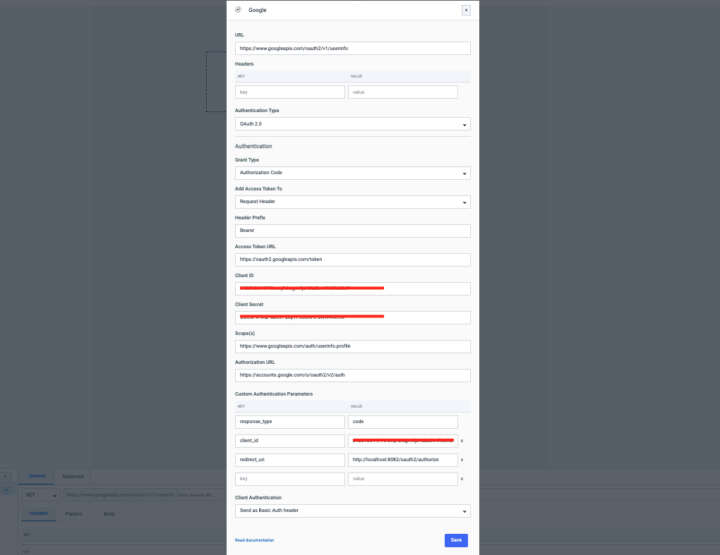 ToolJet - How To - REST API authentication using OAuth 2.0