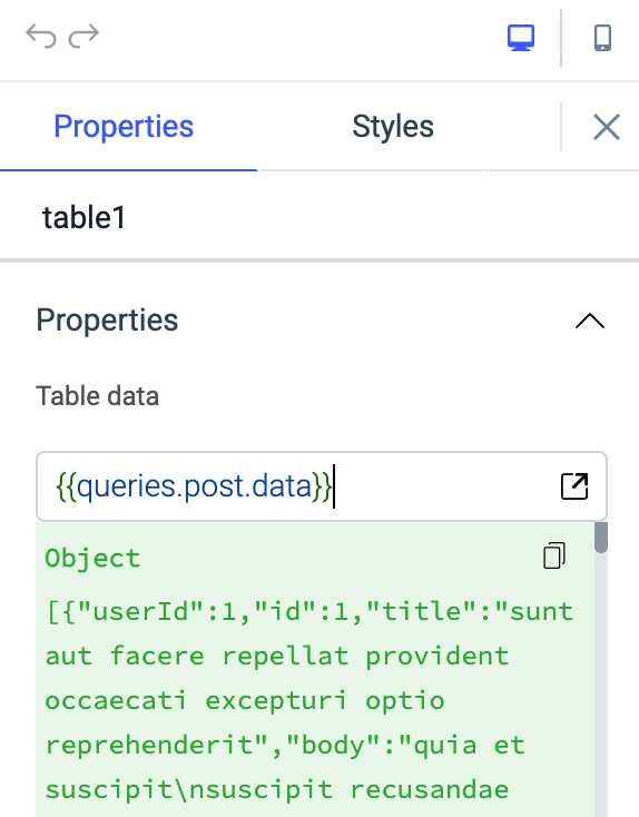 REST API query