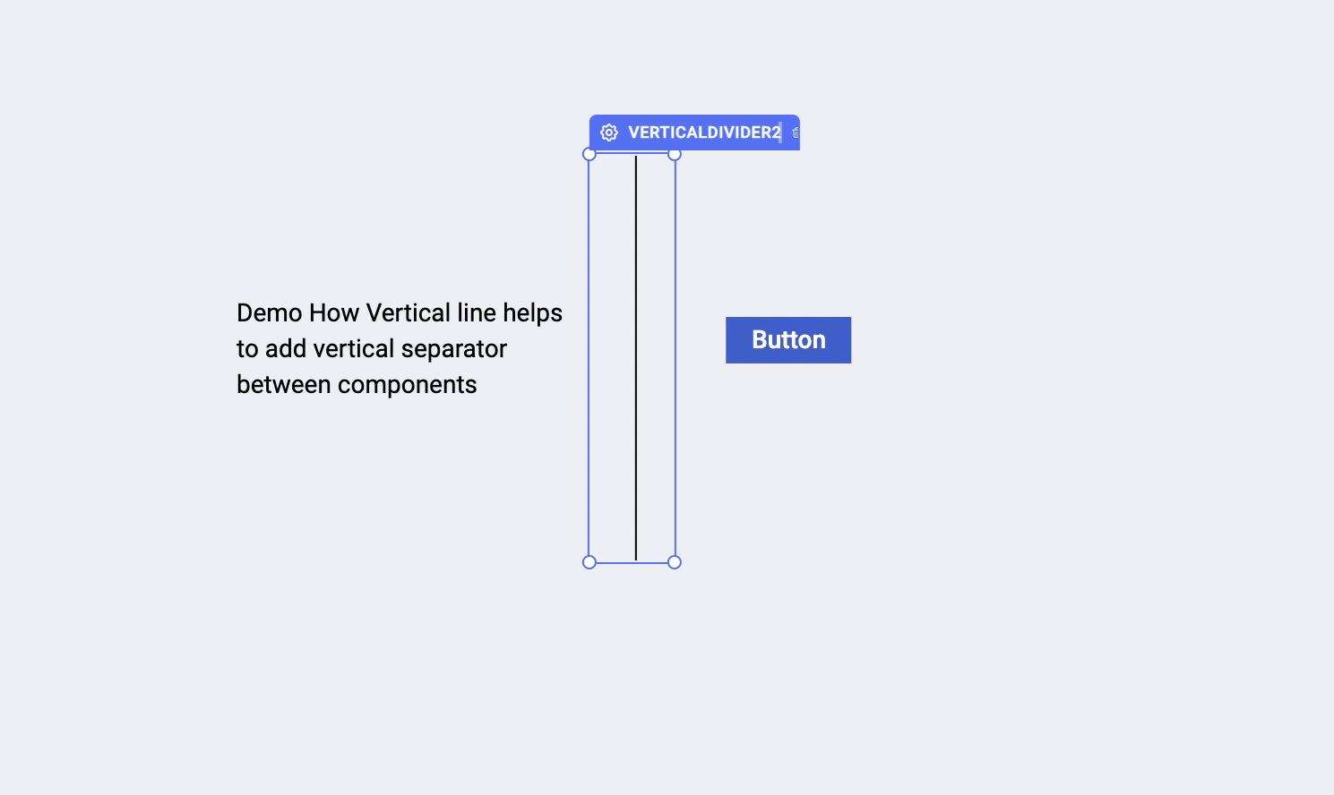 ToolJet - Widget Reference - Vertical divider